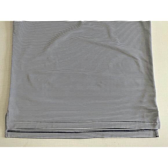 Peter Millar Sz L Golf Polo Black Stripe Summer Comfort Wicking Stretch Active - Picture 6 of 12